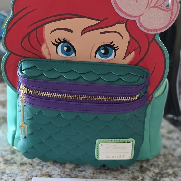Disney Loungefly Ariel Backpack - Picture 1 of 2